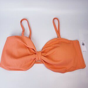 NWT | Old Navy Textured-Rib Cinch-Front Bikini Swim Top | 3X